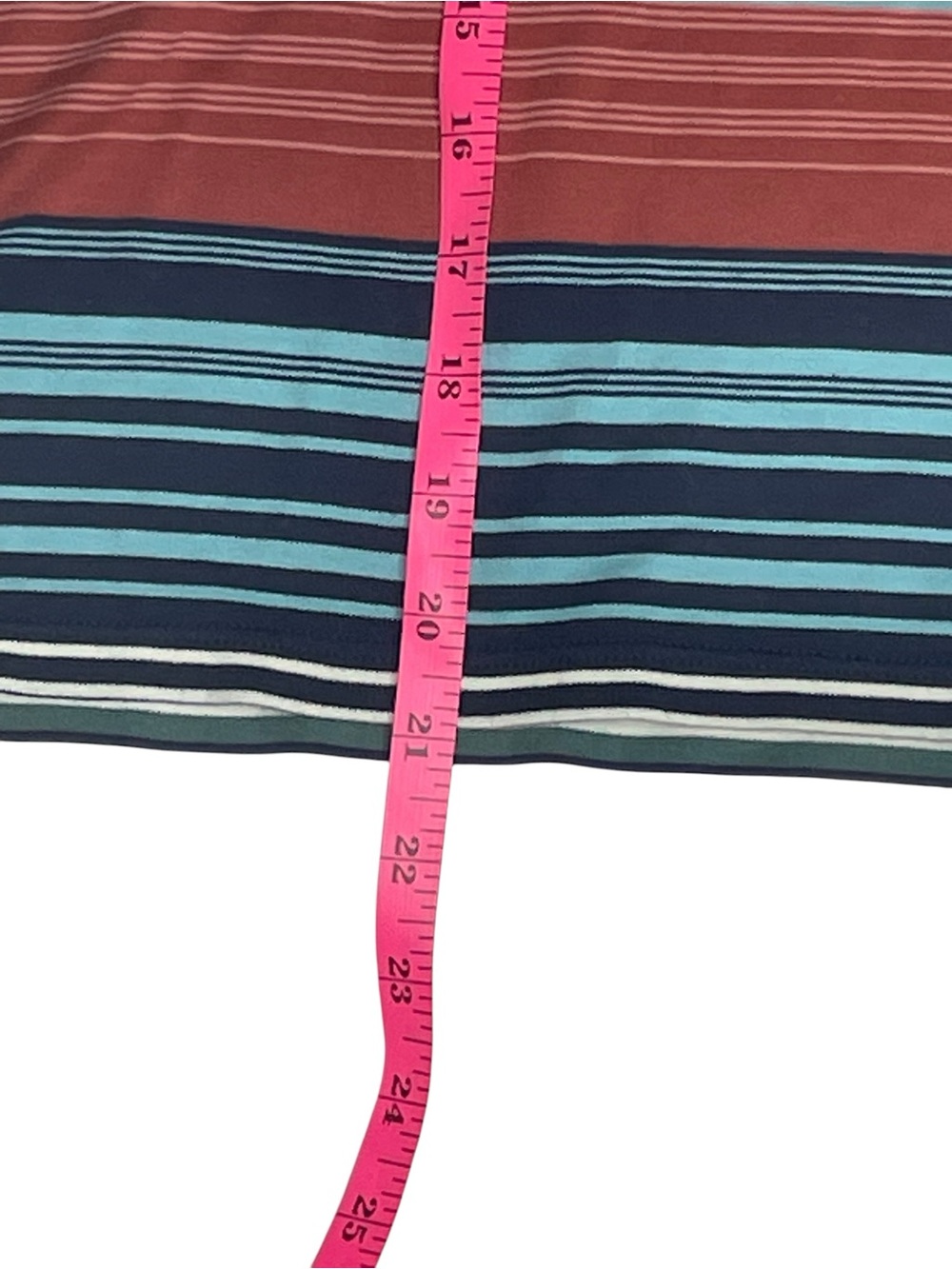 L.L.Bean XL Petite Supima Cotton Striped Turtleneck Top Multicolor - Picture 8 of 8